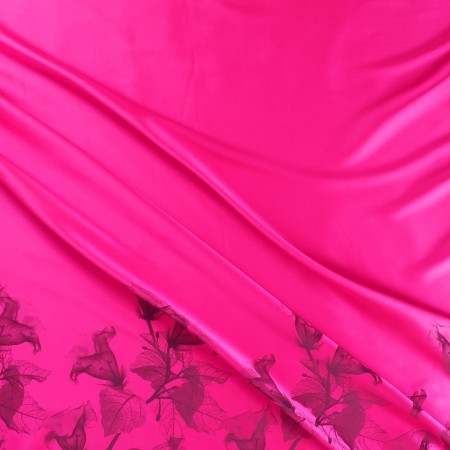 Fuxia jacq. floral border 120cm